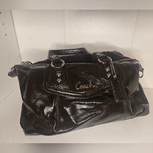 Coach Shiny Brown Leather Purse